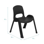 Lot de 4 chaises SitRight de 11 po