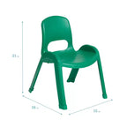 Lot de 4 chaises SitRight de 11 po