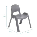Lot de 4 chaises SitRight de 11 po