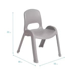 Lot de 4 chaises SitRight de 11 po