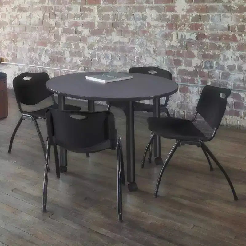 4pk M Lightweight Stackable Sturdy Breakroom Chairs - Regency