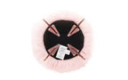 BirdRock Home Pouf Repose-Pieds en Fausse Fourrure avec Pieds Épingle à Cheveux - Rose