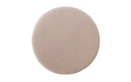 Pouff ottoman rond en velours BirdRock Home - Taupe