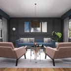 Table d'appoint contemporaine en aluminium fondu - Olivia & May