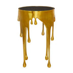 Table d'appoint contemporaine en aluminium fondu - Olivia & May