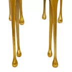 Table d'appoint contemporaine en aluminium fondu - Olivia & May