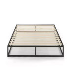 Best Price Mattress 10 Modernista Metal Platform Bed Frame Black