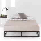 Best Price Mattress 10 cadre de lit plate-forme en métal Modernista noir