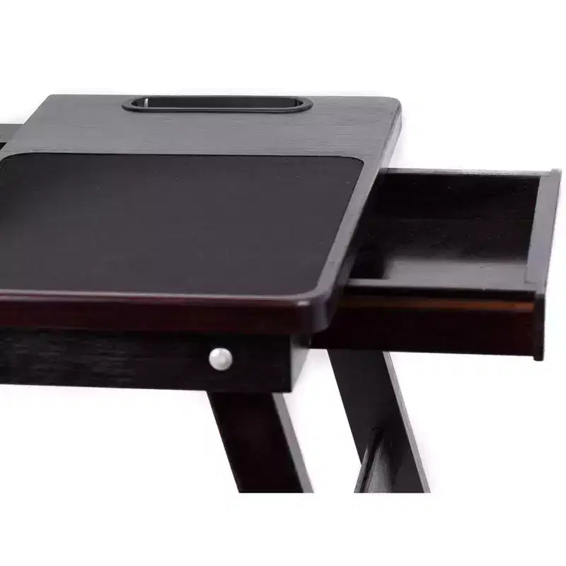Plateau de lit multifonction pour ordinateur portable BirdRock Home en bambou - Noyer