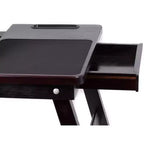Plateau de lit multifonction pour ordinateur portable BirdRock Home en bambou - Noyer