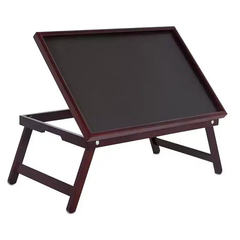 BirdRock Home Plateau de lit en bambou avec dessus réglable - Noyer