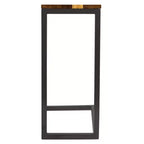 BirdRock Home Tables d'appoint en bois d'acacia pour canapé en C - Lot de 2