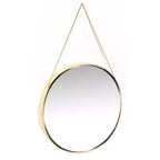 Miroir mural rond Franc de 17,5 avec chaîne en métal – Infinity Instruments