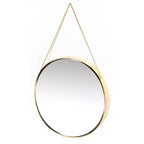 Miroir mural rond Franc de 17,5 avec chaîne en métal – Infinity Instruments