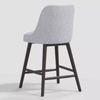 Tabouret de bar à hauteur de comptoir Geller avec repose-pieds géométrique - Threshold