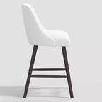 Tabouret de bar 27 Geller avec repose-pieds en velours - Threshold