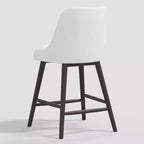 Tabouret de bar 27 Geller avec repose-pieds en velours - Threshold