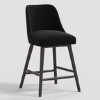27 Geller Counter Height Barstool with Footrest Velvet - Threshold