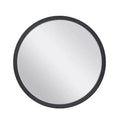 Contemporary Wood Round Wall Mirror - Olivia & May