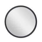 Contemporary Wood Round Wall Mirror - Olivia & May