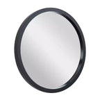 Miroir mural rond contemporain en bois - Olivia & May