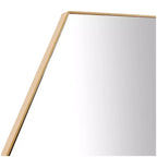 Miroir mural hexagonal en bois contemporain Olivia & May