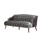 Canapé Adelia en velours capitonné style moderne glamour de Christopher Knight Home