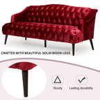 Canapé Adelia en velours capitonné style moderne glamour de Christopher Knight Home