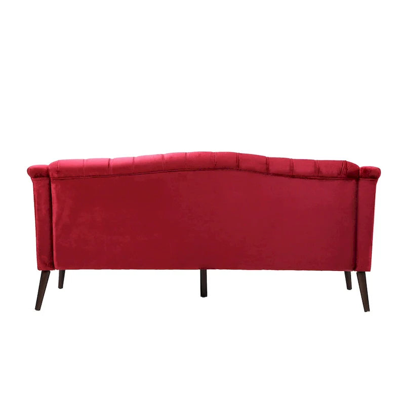 Canapé Adelia en velours capitonné style moderne glamour de Christopher Knight Home