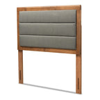Tête de lit en tissu capitonné gris foncé – Lit simple / double / grand lit / très grand lit