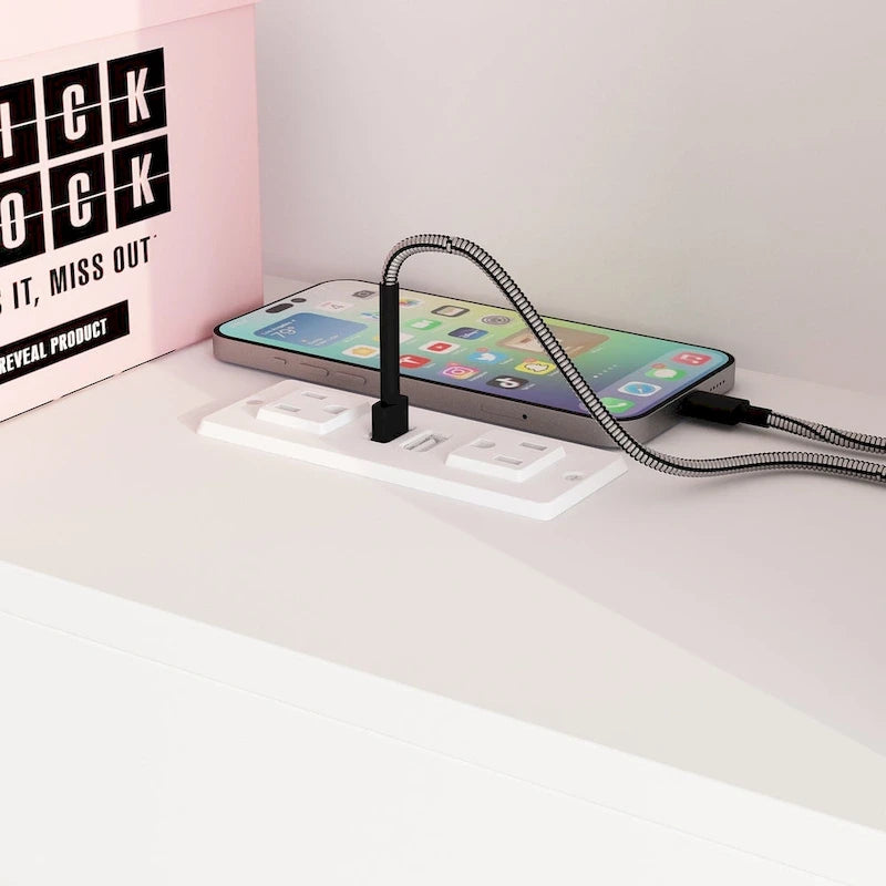 Tête de lit bibliothèque blanche avec lumières LED RGB et étagères réglables – Lit Queen, Lit simple