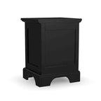 Table de chevet noire à 1 tiroir – Unité individuelle