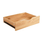 Commode en bois étroite noire/grise/blanche à 9 tiroirs avec étagère de rangement supérieure – Unité individuelle