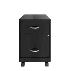 Classeur mobile vertical 2 tiroirs de 45,7 cm de profondeur, format lettre, avec tiroir accessoire Space Solutions 18
