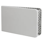 Table d'événement pliante en plastique blanc granit avec poignée de transport – Peut accueillir jusqu'à 10 personnes