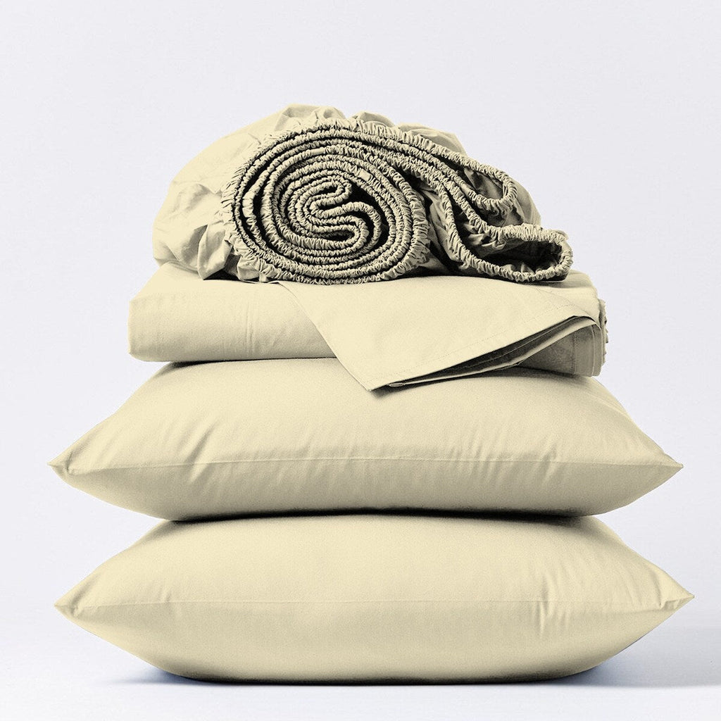 Parure de draps de luxe en coton égyptien ultra-doux et soyeux Aireolux 1000 fils/pouce²
