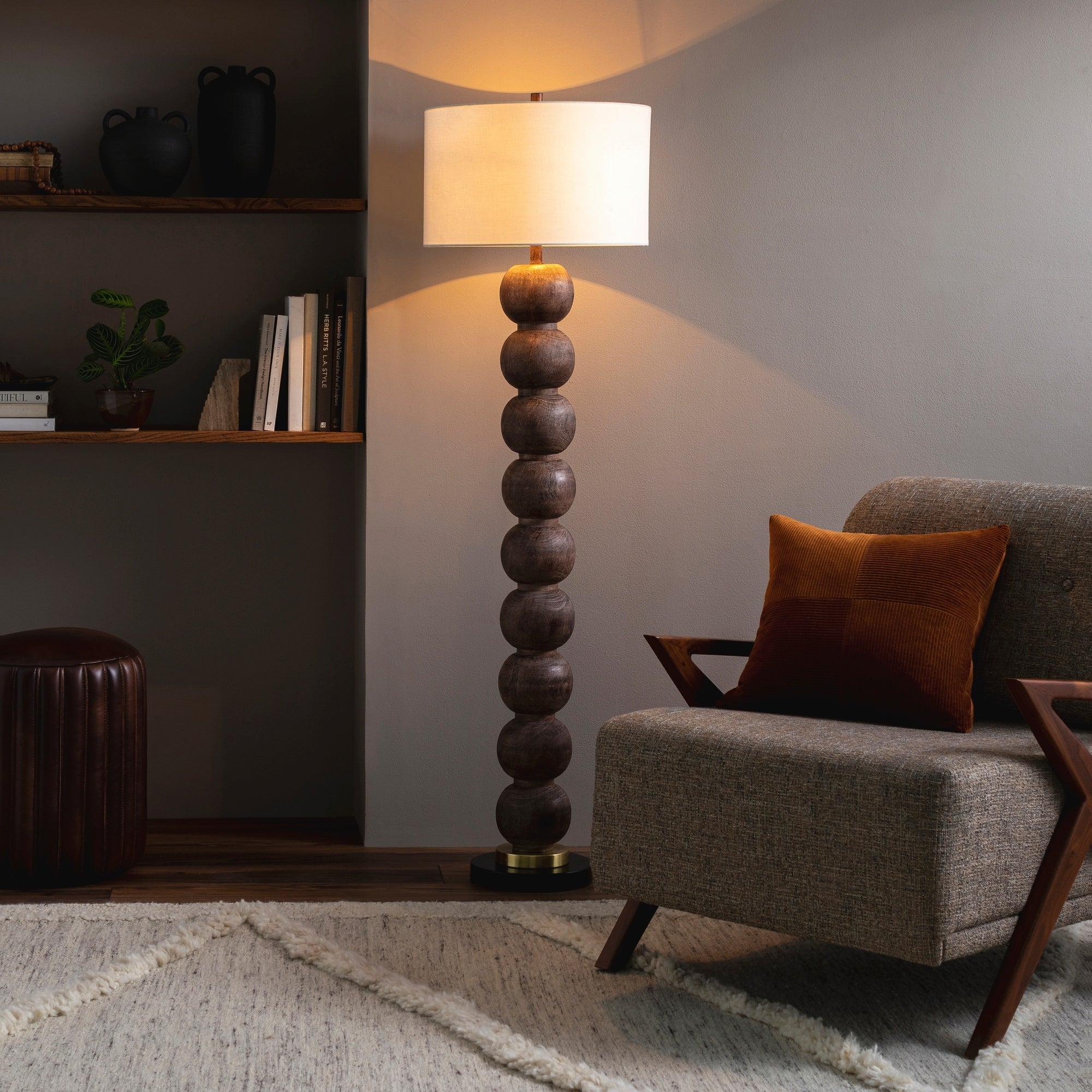 Lampadaire transitionnel Becke Bubble