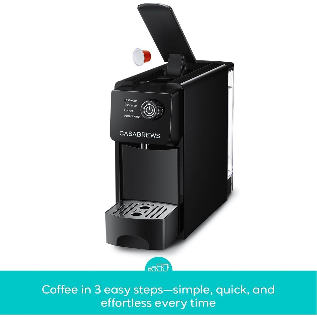 Machine à expresso CASABREWS CM7036E 20 bars pour capsules Nespresso Original