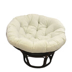Fauteuil Papasan en rotin Bali 42 po avec coussin en sergé